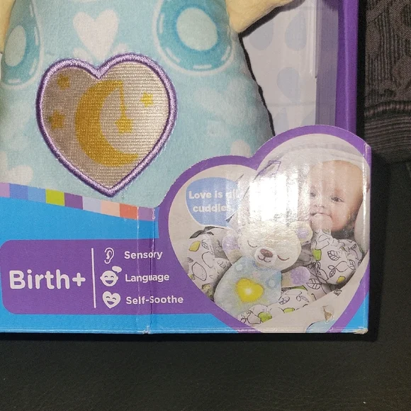 Sleepy Sounds Baby Bear - Cream and Purple - Picture 3 of 9